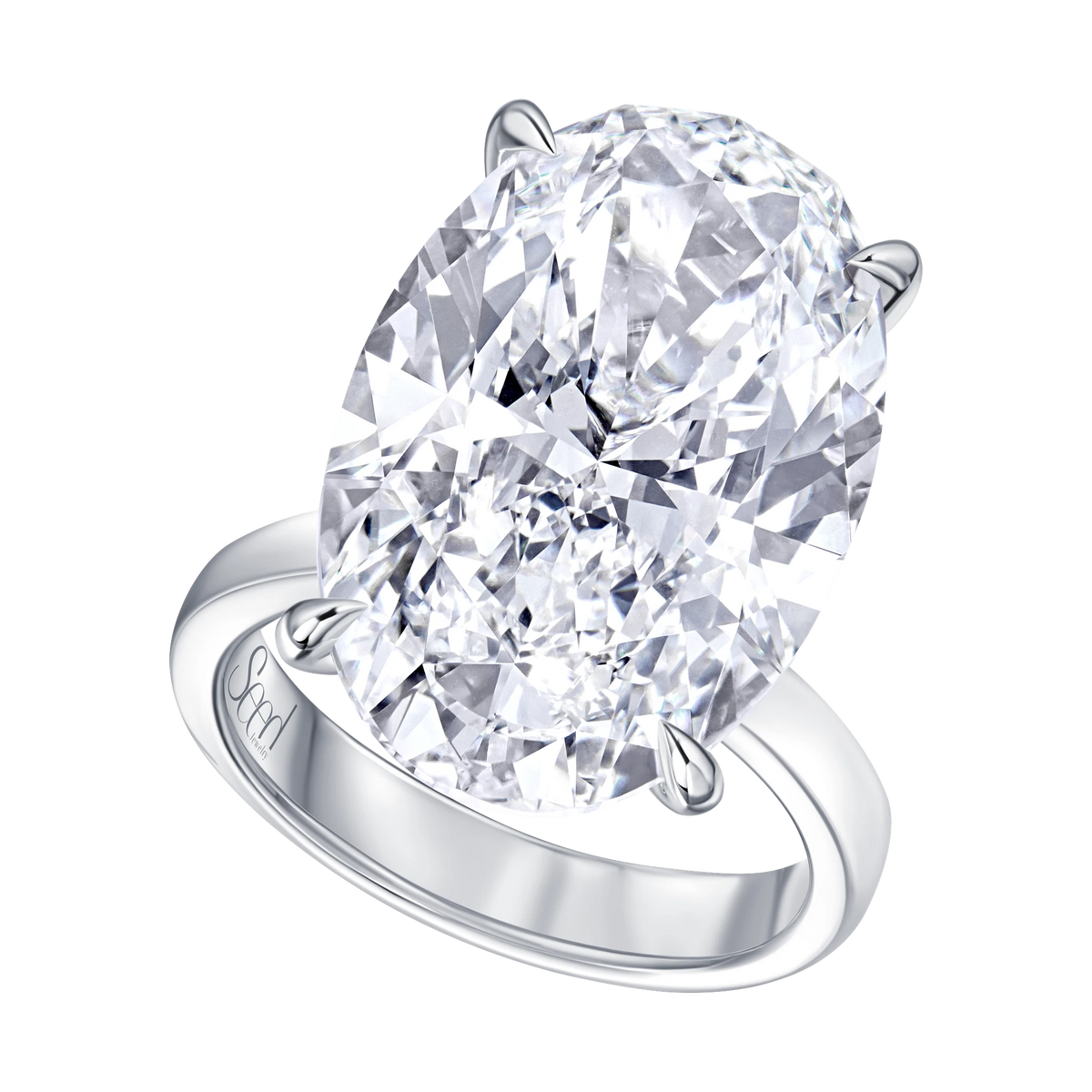 Always Be Oval Cut Diamond Ring 15ct — product photo