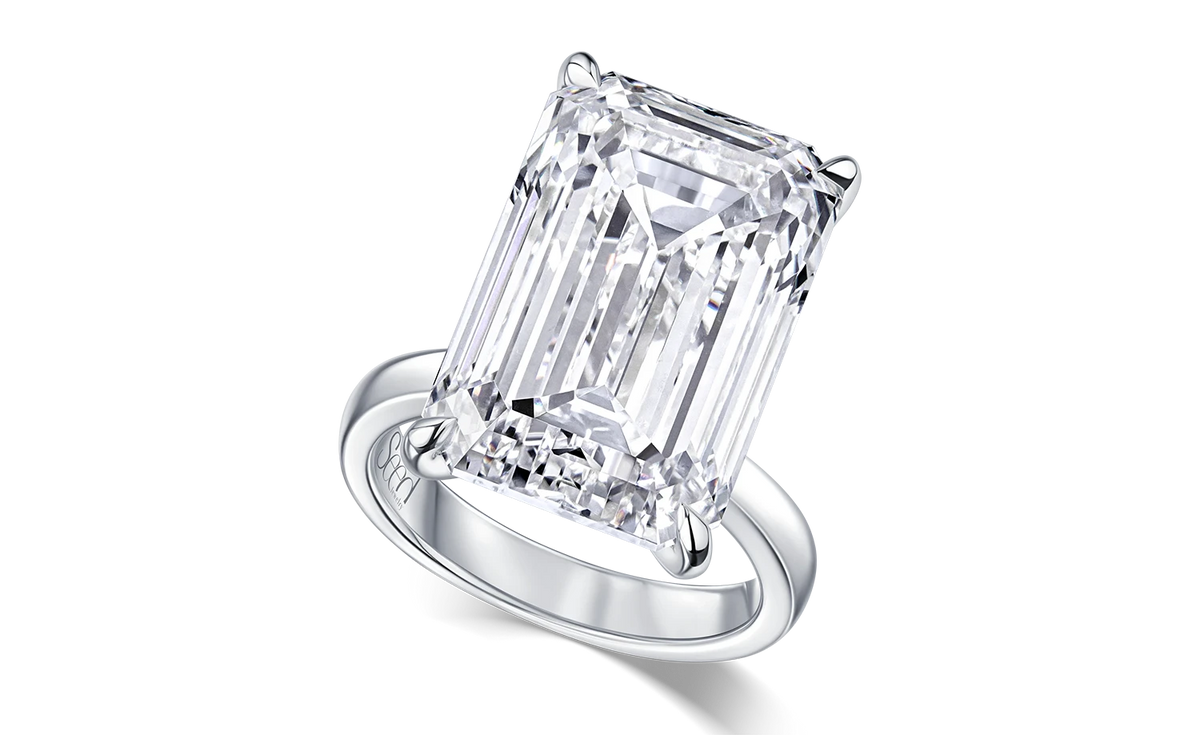 Always Be Emerald Cut Diamond Ring — product photo