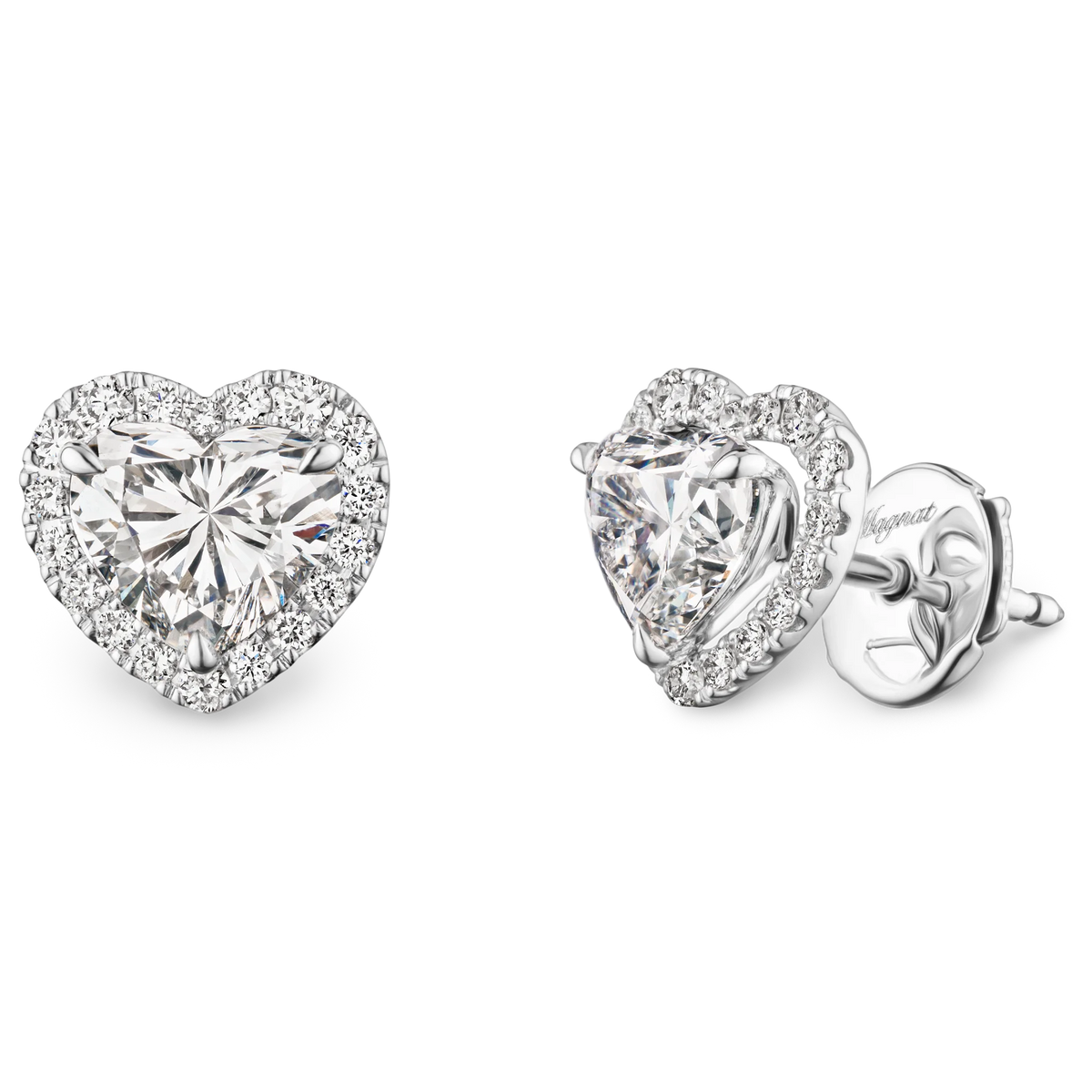 Always Be Heart Shape Earrings with Removable Halo — product photo