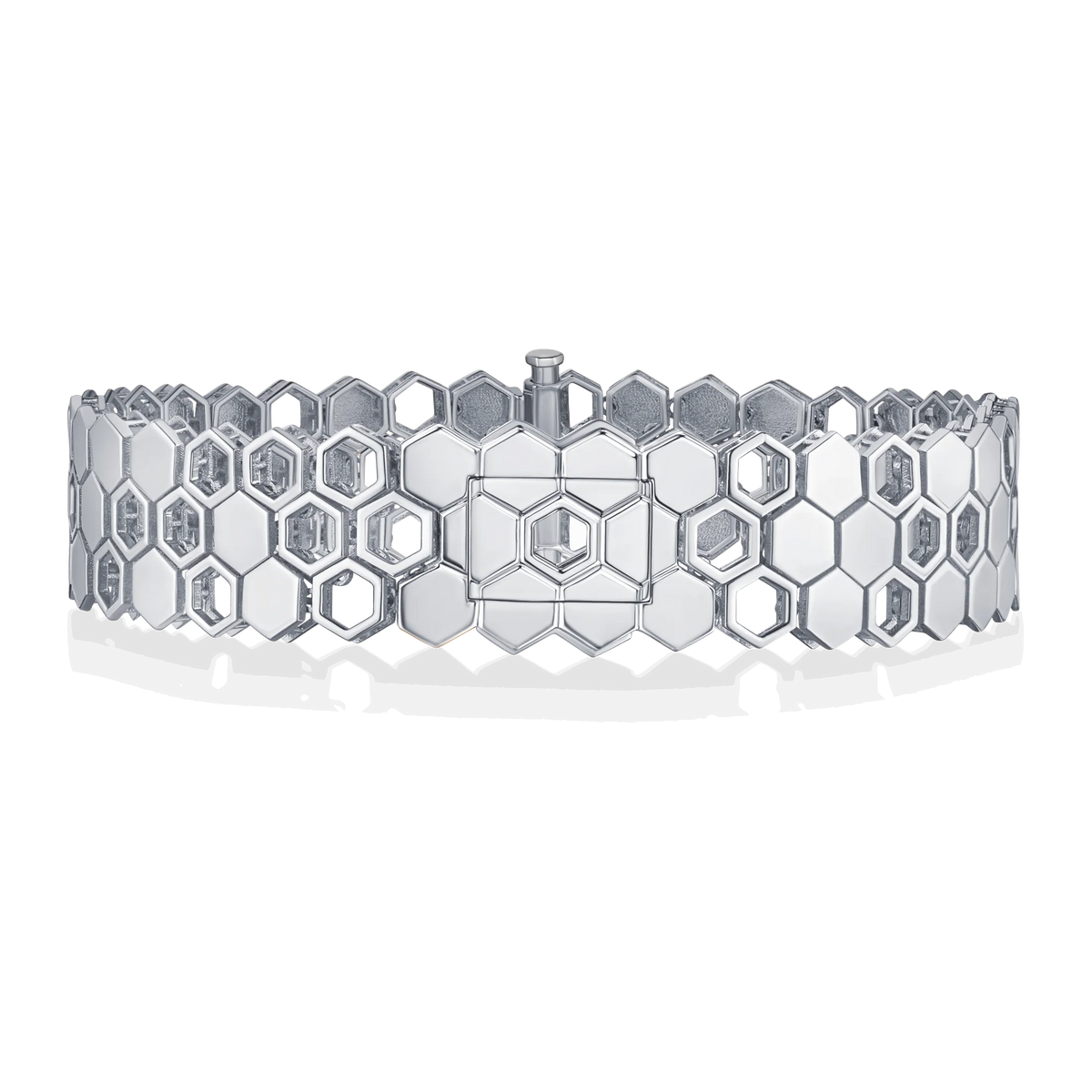 Just Bee Bracelet #Metal_White Gold #Choose your configuration_Classic