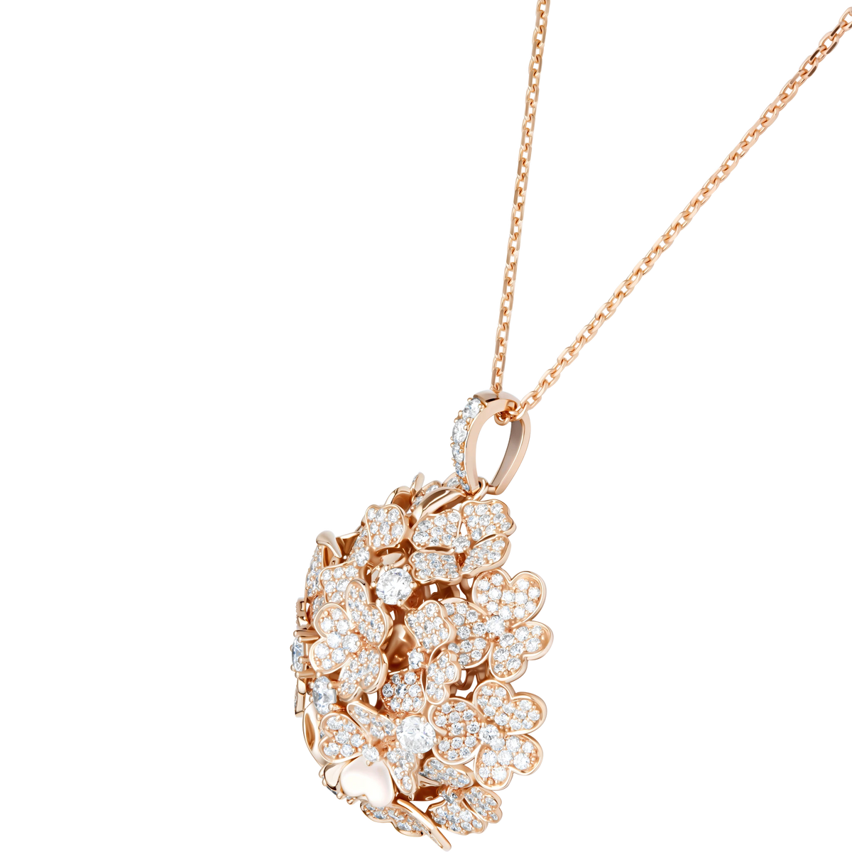 Kohana Pendant, Full in rose gold #Metal_Rose Gold