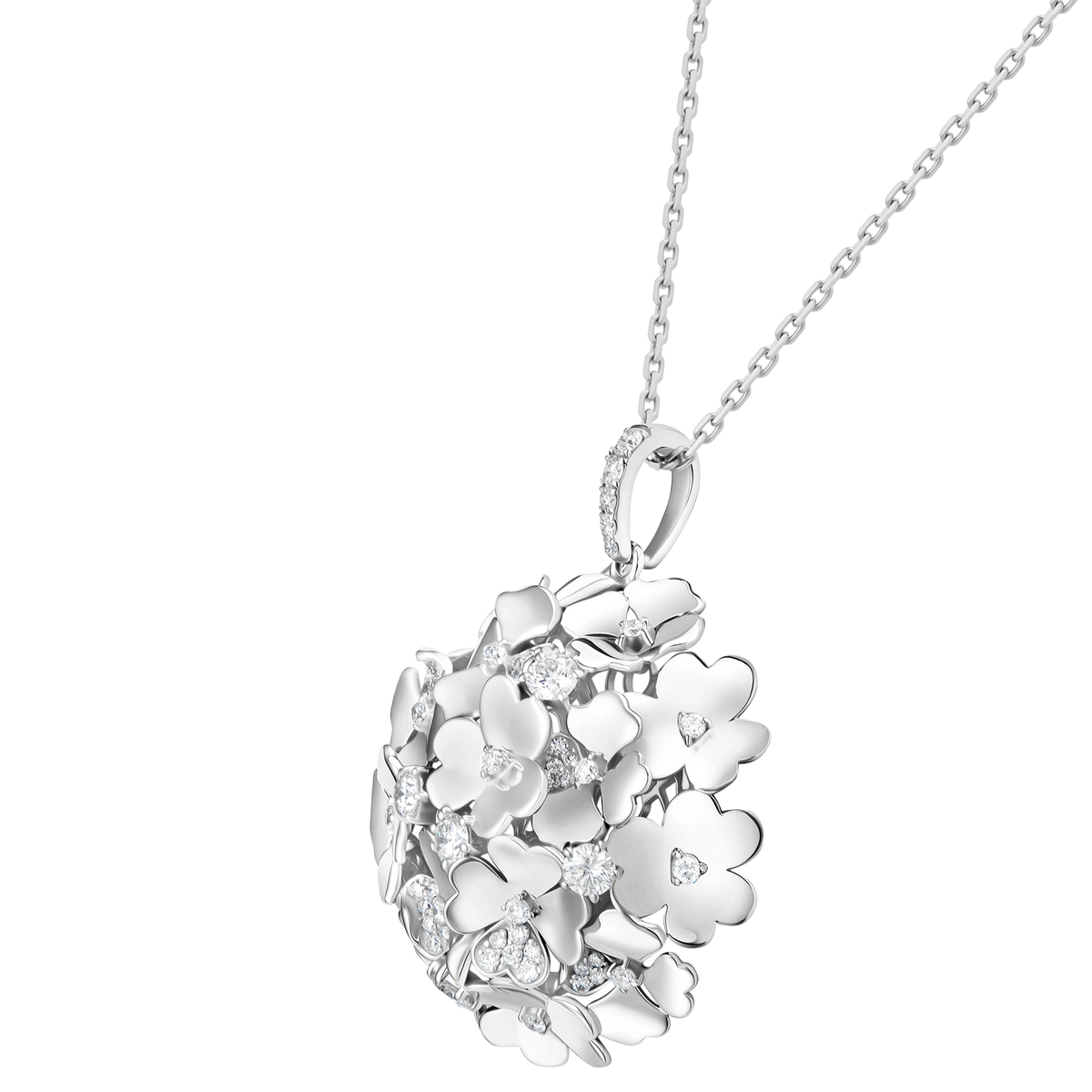 Kohana Pendant, Reverse in white gold #Metal_White Gold