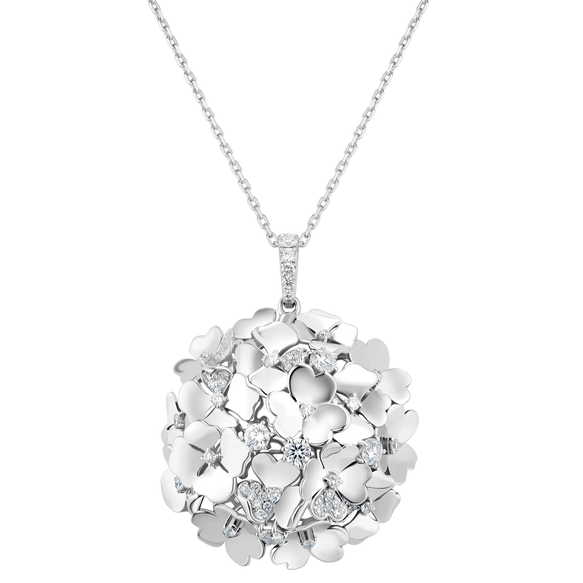 Kohana Pendant, Reverse in white gold #Metal_White Gold