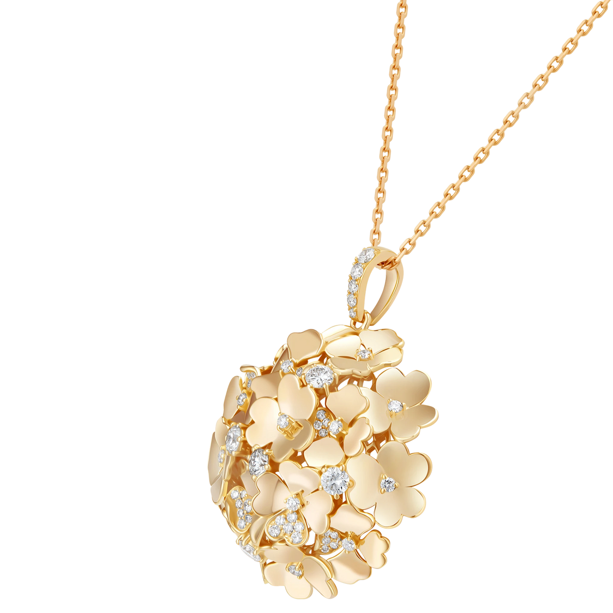 Kohana Pendant, Reverse in yellow gold #Metal_Yellow Gold