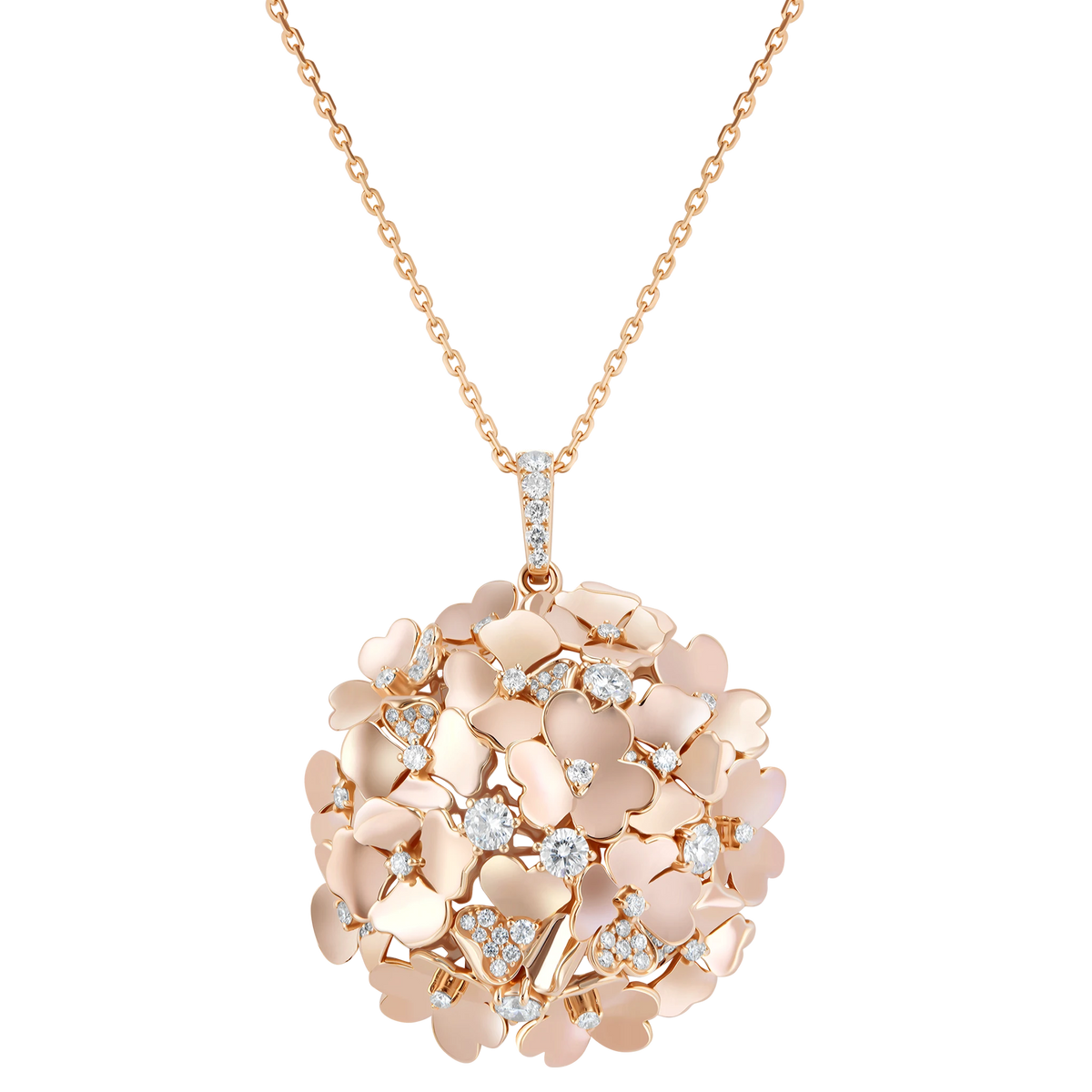 Kohana Pendant, Reverse in rose gold #Metal_Rose Gold