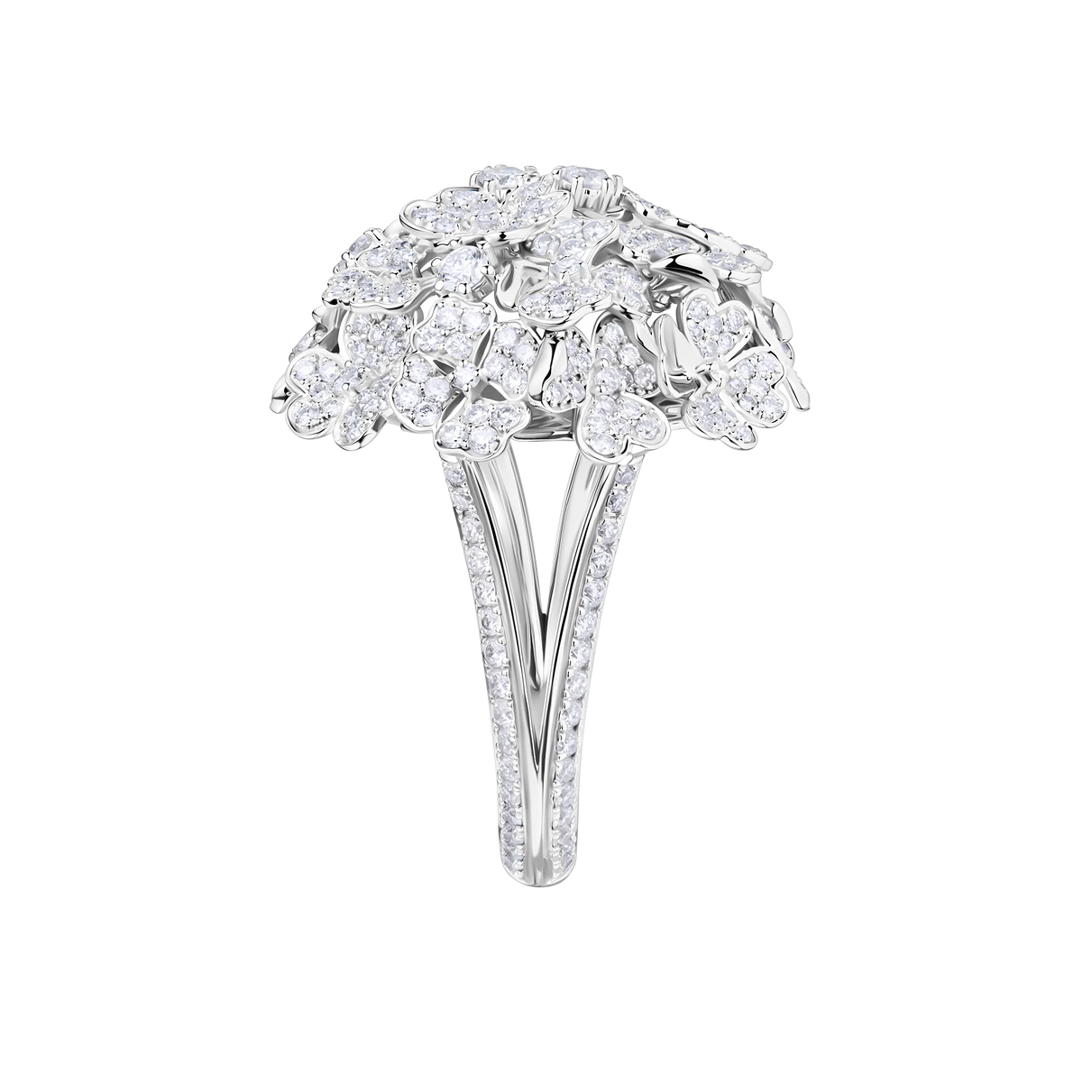 Kohana Ring , Medium Size, Full in white gold #Metal_White Gold