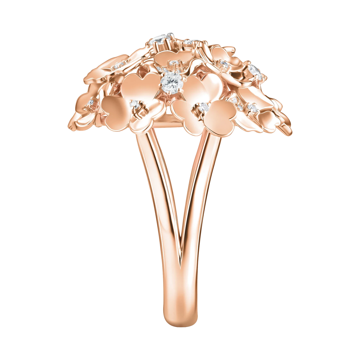 Kohana Ring , Medium Size, Reverse in rose gold #Metal_Rose Gold