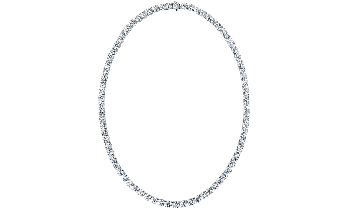Always Be tennis necklace with 0.25ct stones #Carat Weight_0.25ct stones