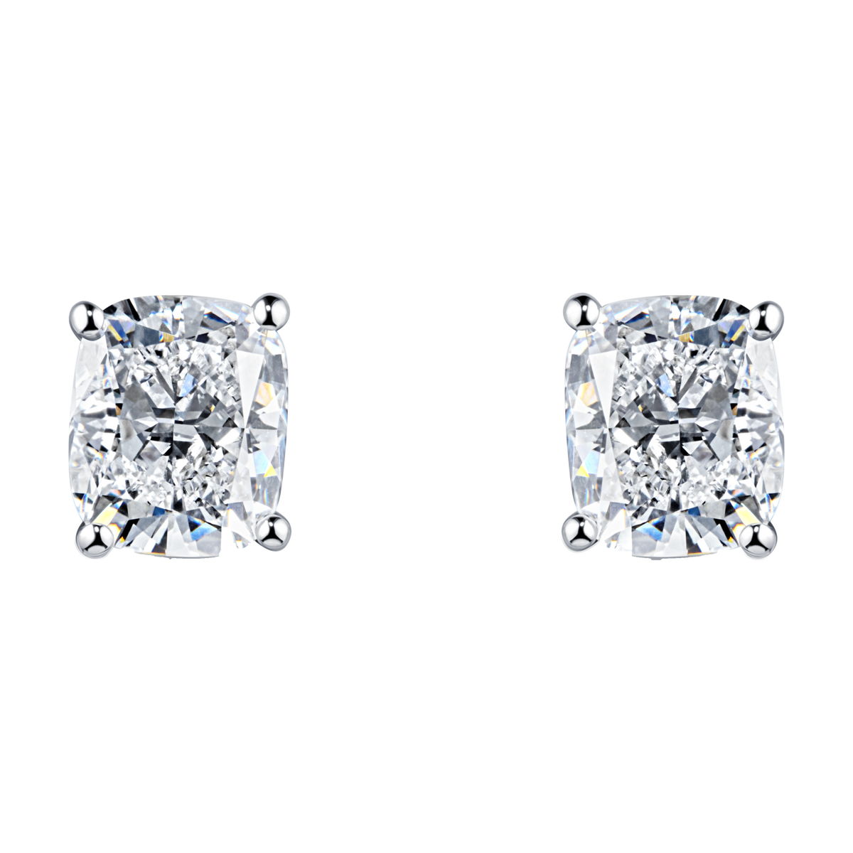 Always Be Cushion Cut Diamond studs