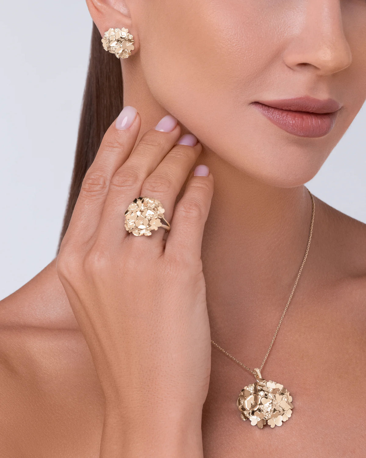 Kohana Ring , Medium Size, Reverse in rose gold #Metal_Rose Gold