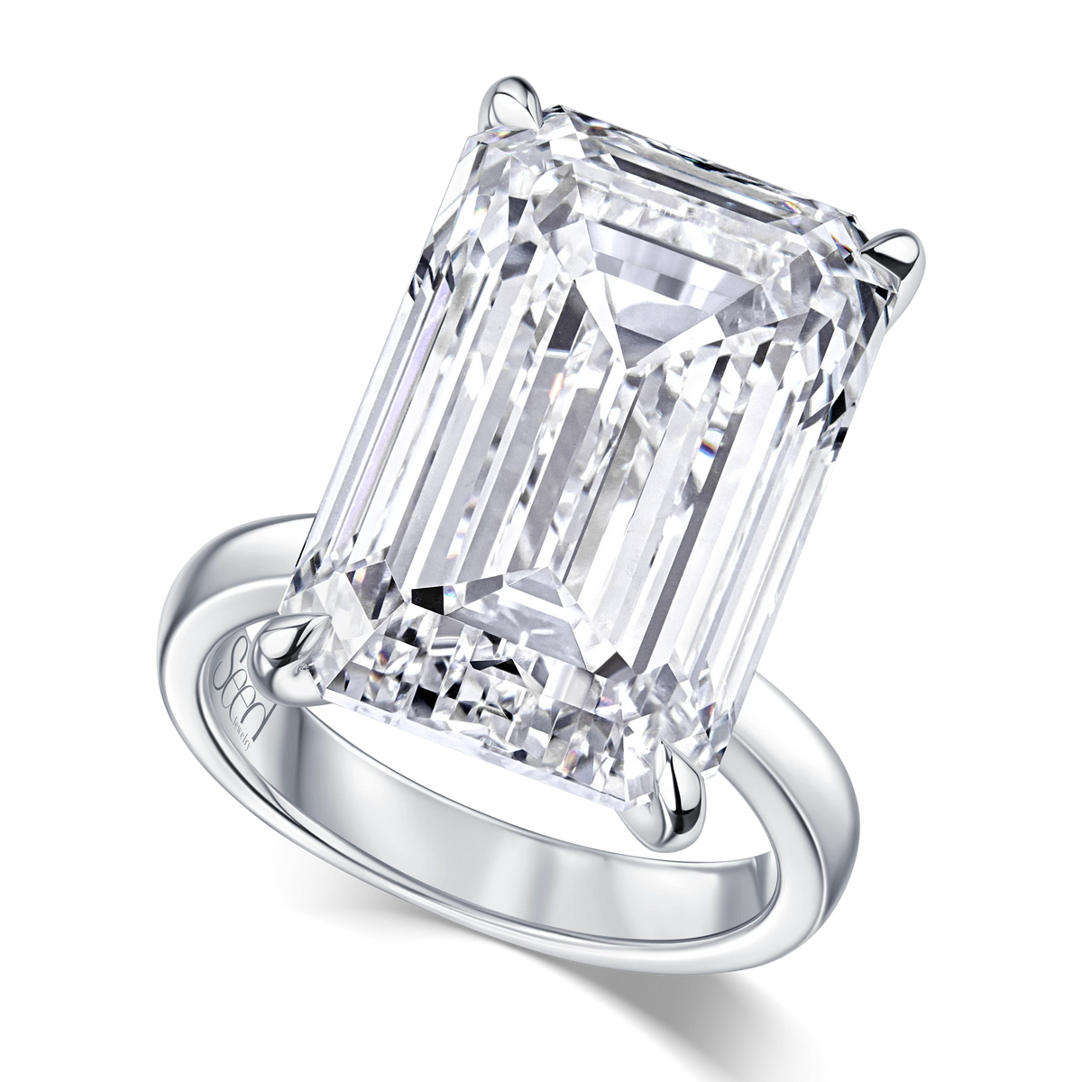 Always Be Emerald Cut Diamond Ring — product photo