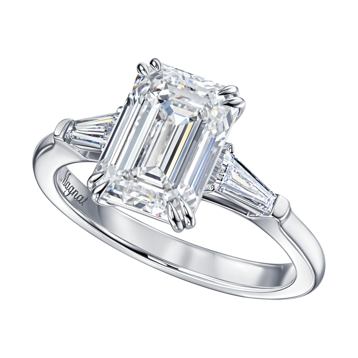Always Be Emerald Cut Diamond Ring 3ct — product photo