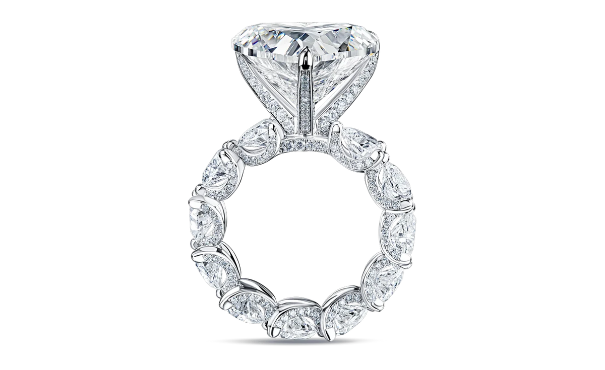 Always Be 12 ct. Heart Shape Diamond on the Eternity Ring — product photo