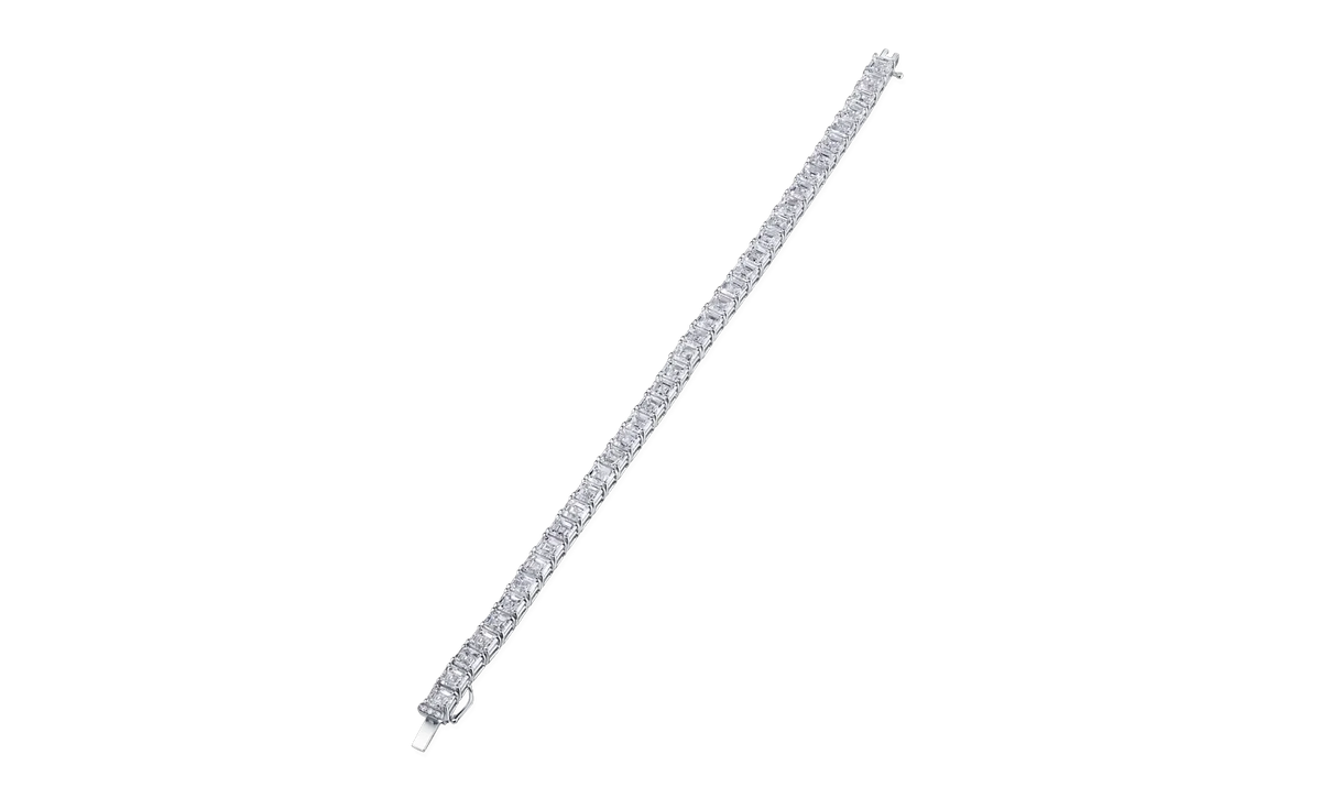 Always Be Asscher Cut Diamond Tennis Bracelet — product photo