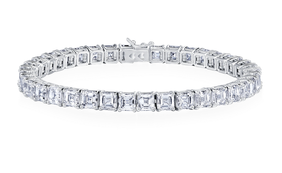 Always Be Asscher Cut Diamond Tennis Bracelet — product photo