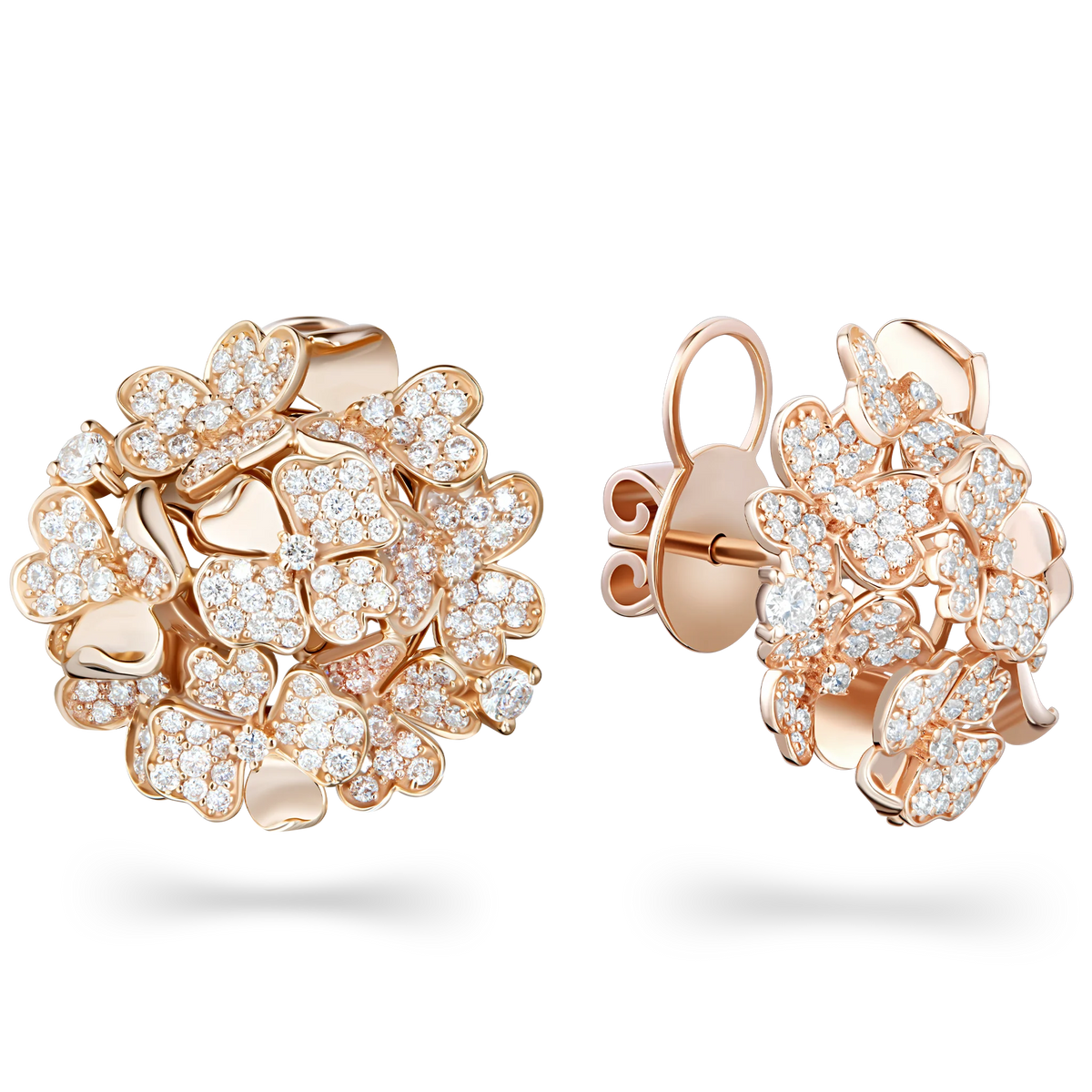 Kohana Earrings, Small Size, Full in rose gold #Metal_Rose Gold