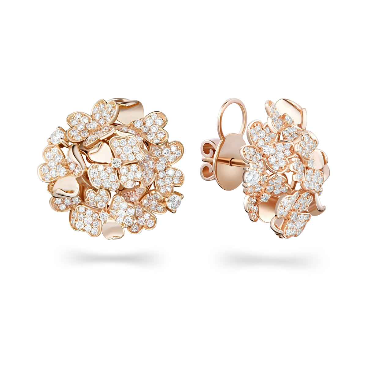 Kohana Earrings, Small Size, Full in rose gold #Metal_Rose Gold