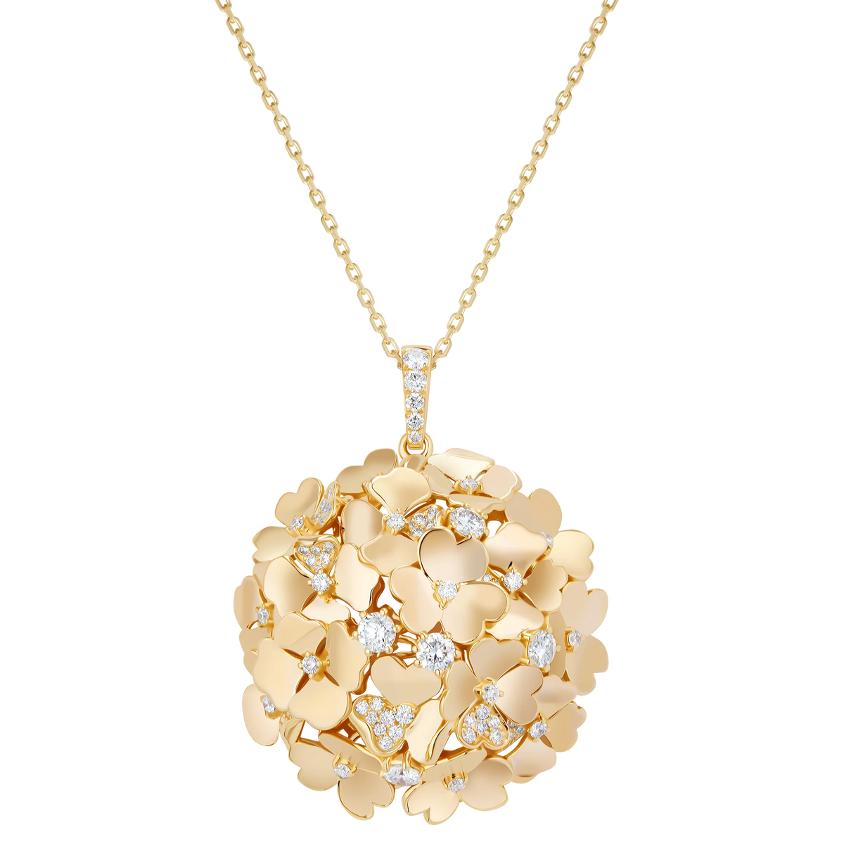 Kohana Pendant, Reverse in yellow gold #Metal_Yellow Gold