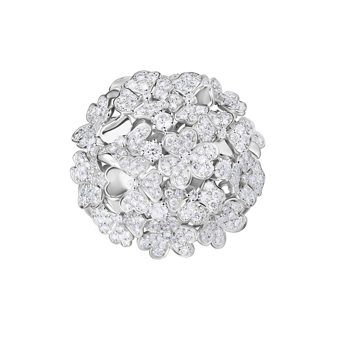 Kohana Ring , Medium Size, Full in white gold #Metal_White Gold