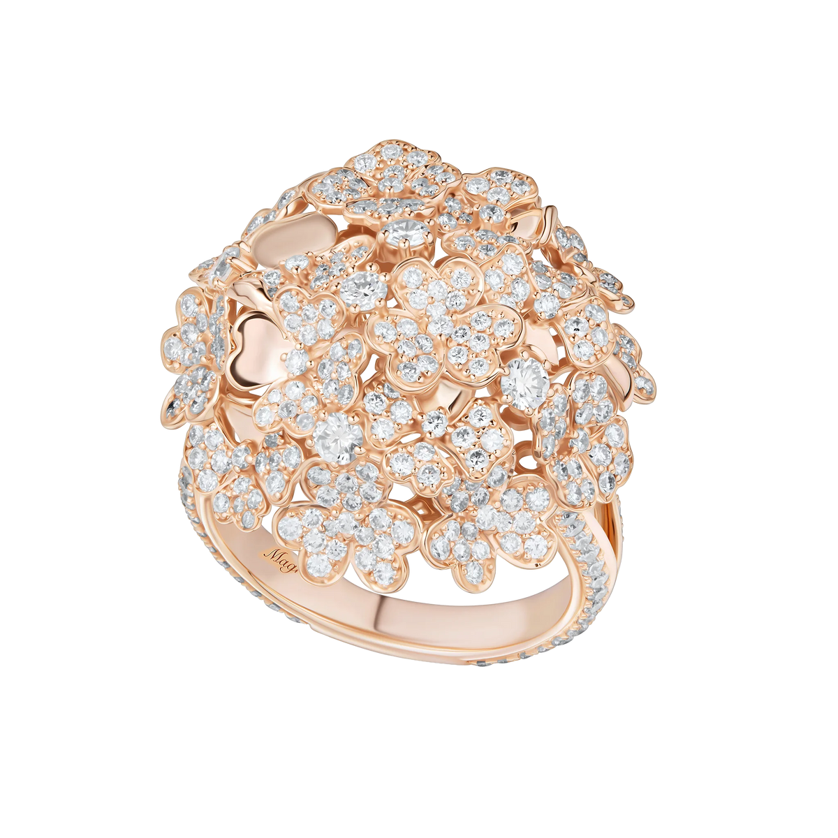 Kohana Ring , Medium Size, Full in rose gold #Metal_Rose Gold