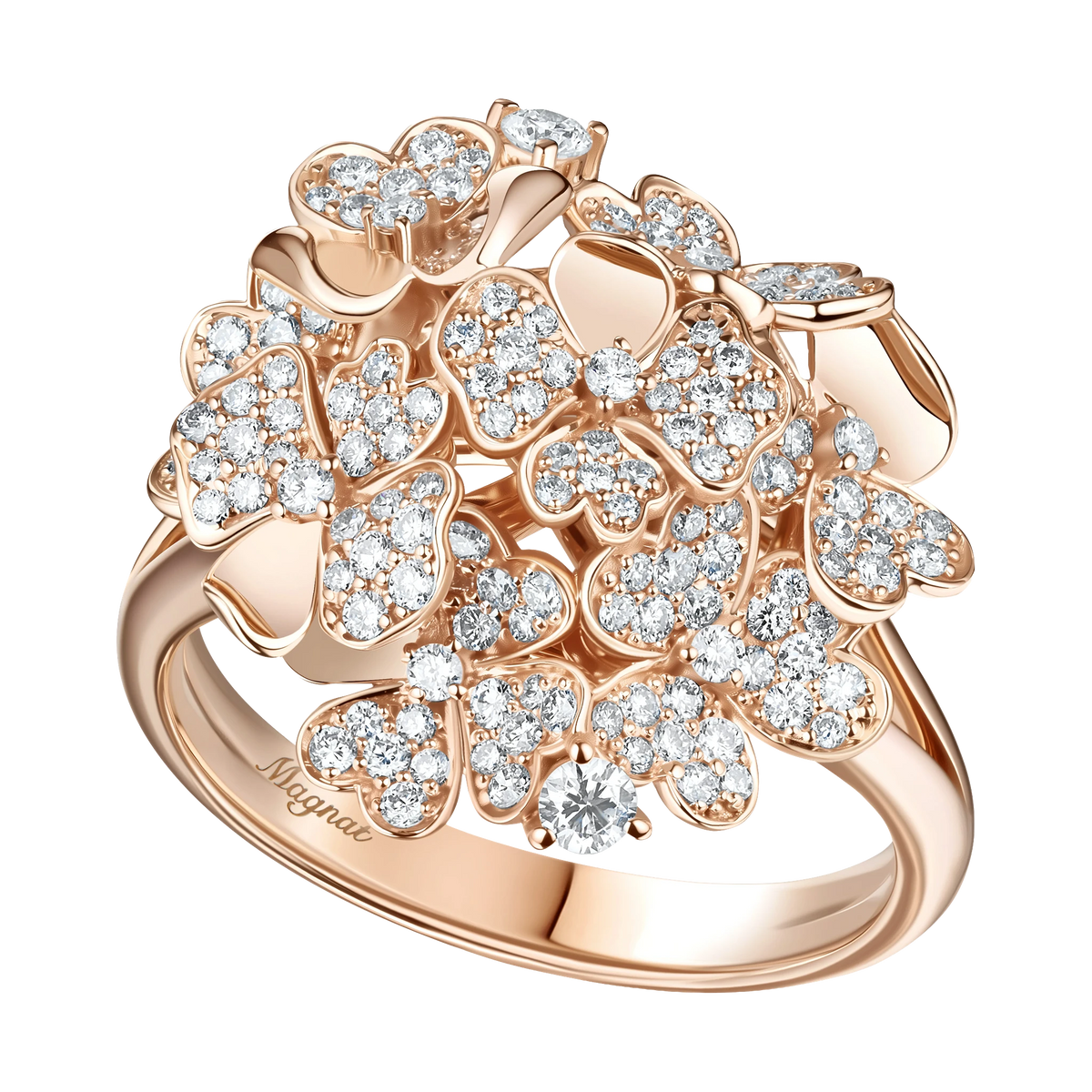 Kohana Ring , Small Size, Full in rose gold #Metal_Rose Gold