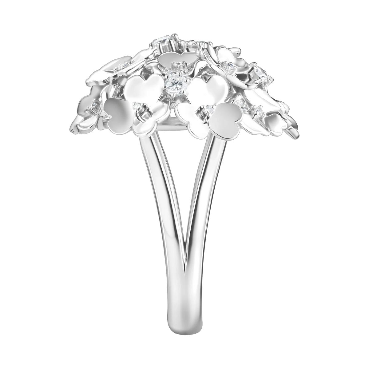 Kohana Ring , Medium Size, Reverse in white gold #Metal_White Gold