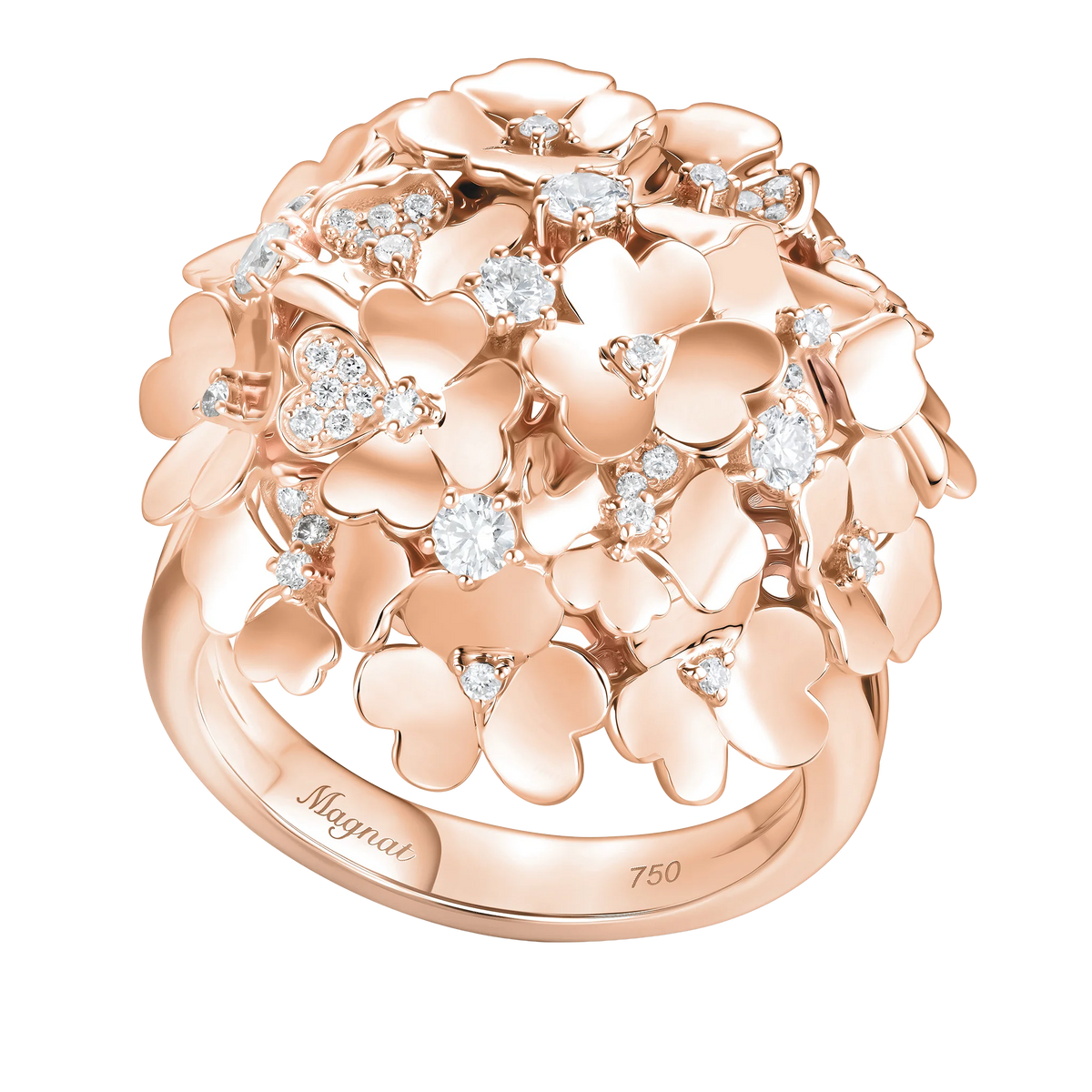 Kohana Ring , Medium Size, Reverse in rose gold #Metal_Rose Gold