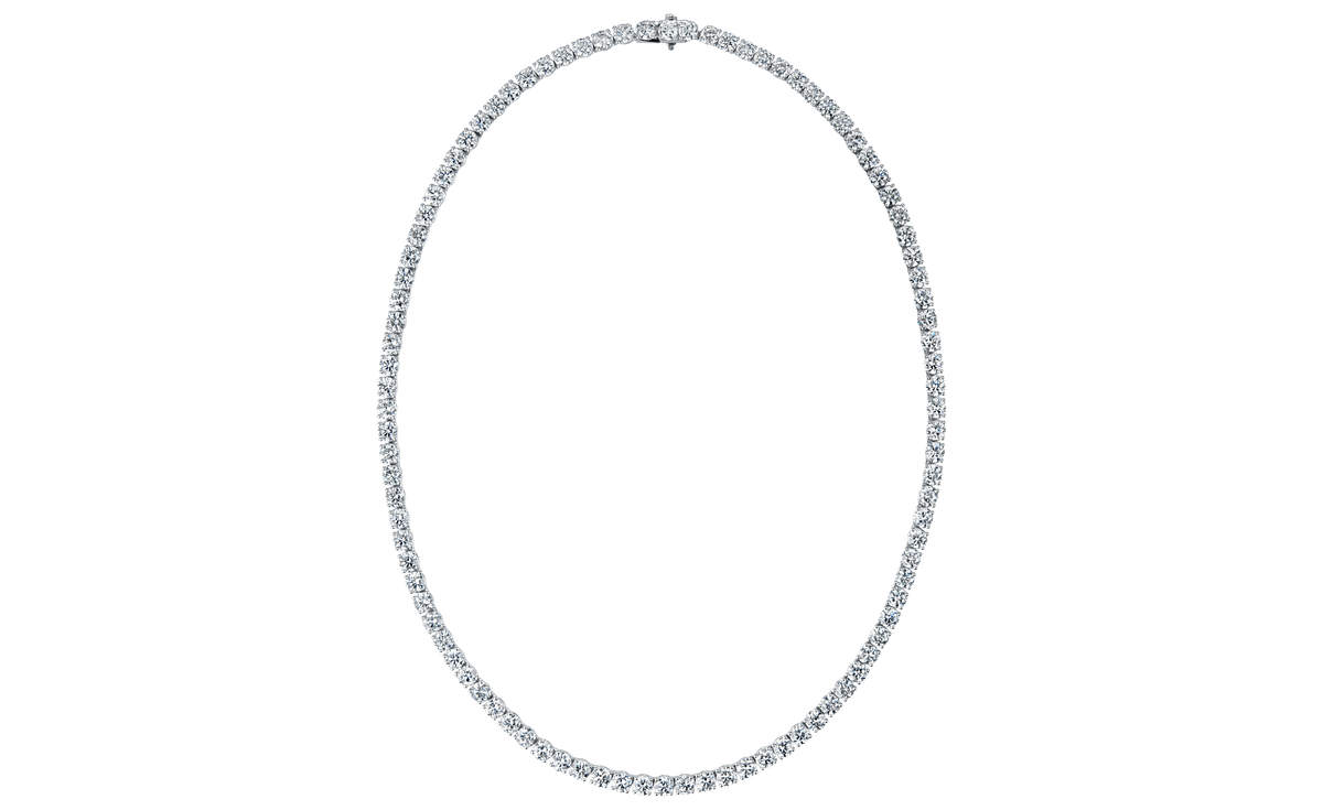 Always Be tennis necklace with 0.50ct stones #Carat Weight_0.50ct stones (~41ct total)