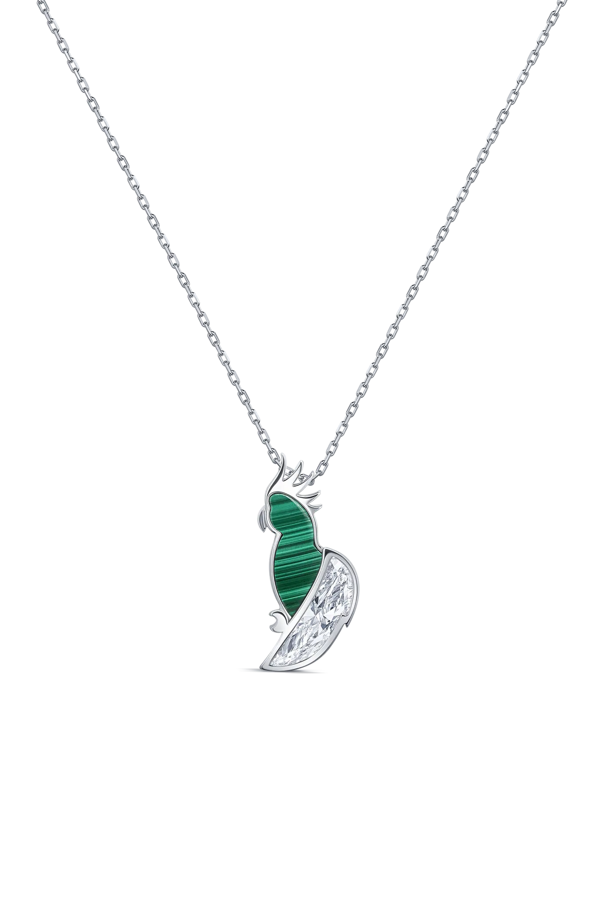 Be Free Parrot Pendant & Brooch shown as a pendant